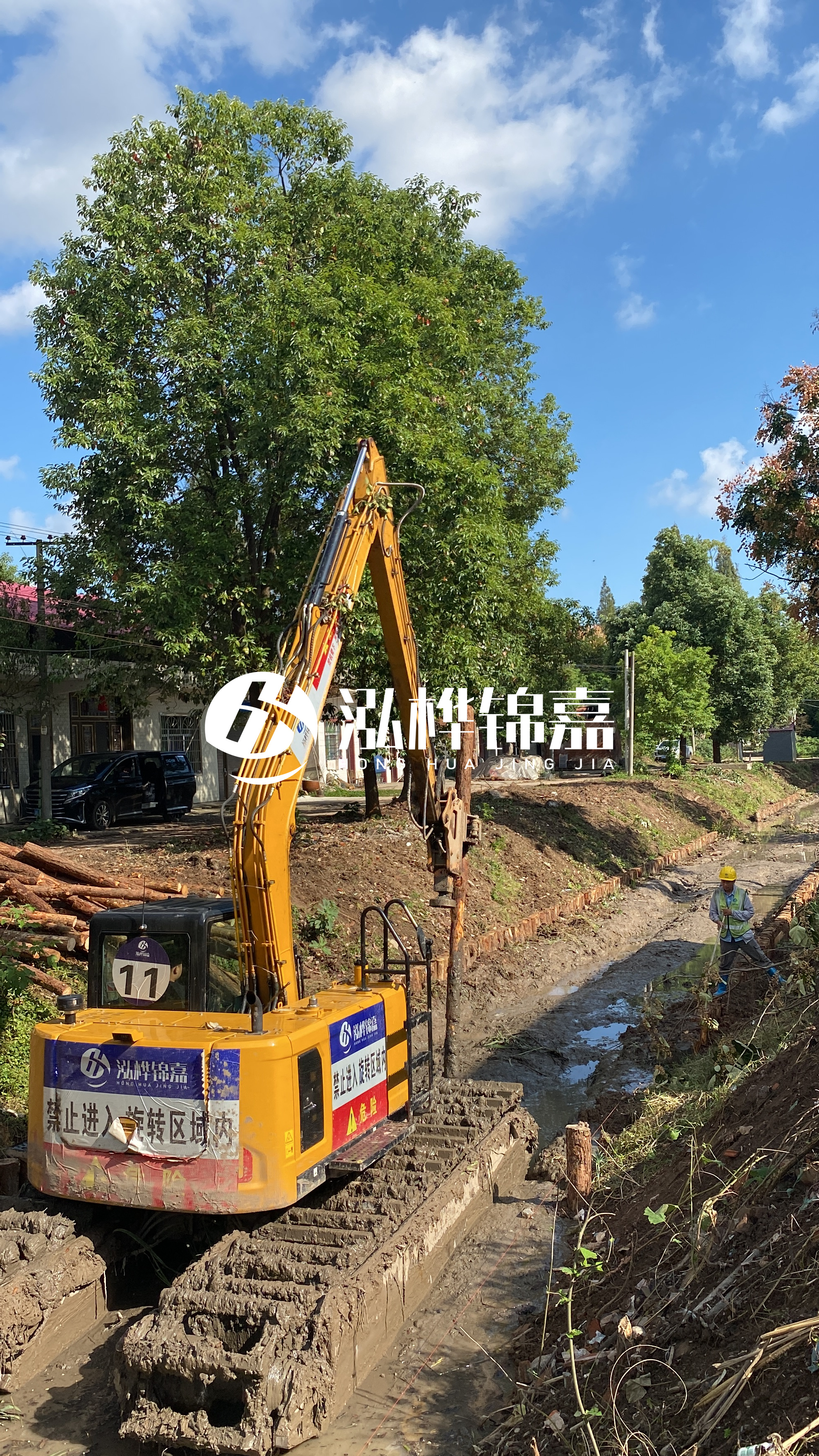 長沙木樁施工隊有哪些-打樁價格多少錢一根?