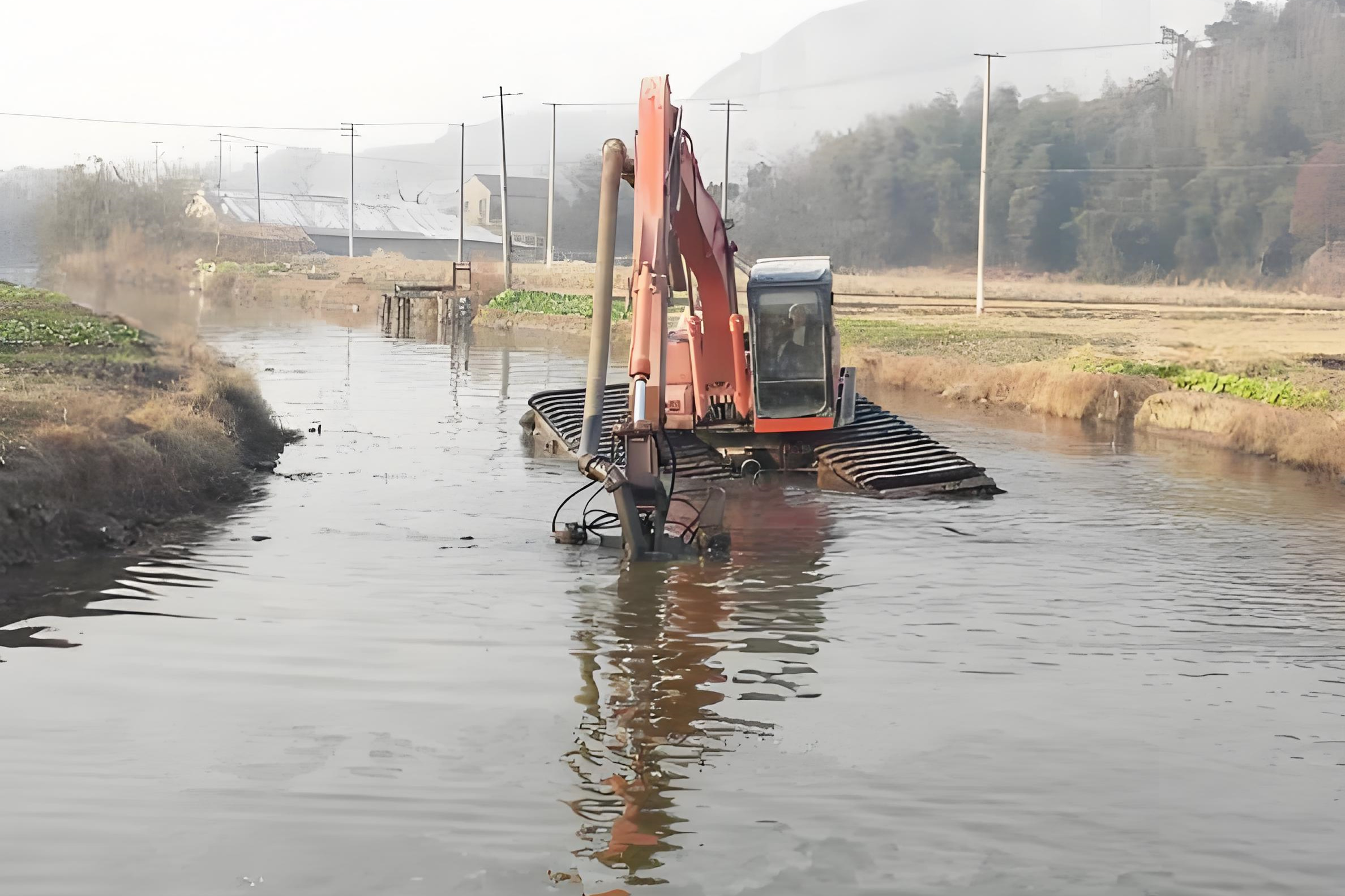 貴州遵義挖機(jī)清淤施工隊(duì)-鄉(xiāng)村溝渠清淤后如何防止再次淤積?